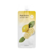 Missha Pure Source Pocket Pack Lemon - Нічна маска для обличчя з екстрактом лимона, 10 мл