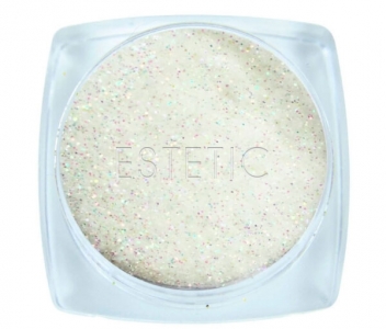 Komilfo блесточки 026 размер 0,1 мм (белые зеленый перелив), 2,5 г