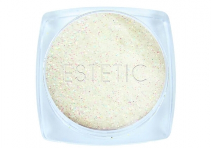 Komilfo блесточки 029 размер 0,1 мм (белые, красно-зеленый перелив), 2,5 г