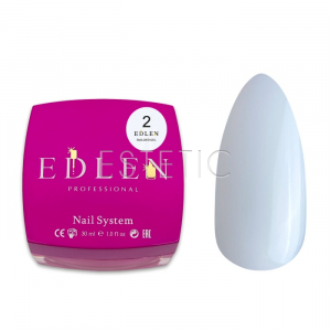 Edlen Builder Gel №02 Гель для нарощування, молочний, 30 мл