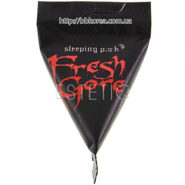 Too Cool For School Fresh Gore Sleeping Pack -  Маска ночная для лица с экстрактом драконового дерева, 2 мл