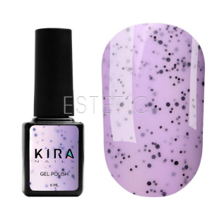 Kira Nails Гель-лак Чіа Пудинг №007 Ожина (з вкрапленнями), 6 мл