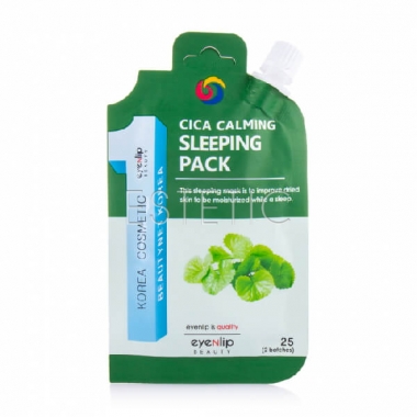 Eyenlip Cica Calming Sleeping Pack - Успокаивающая ночная маска с центеллой азиацкой, 25 г