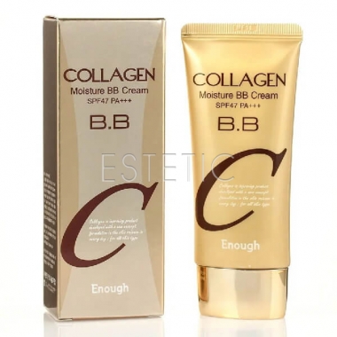 Enough Collagen Moisture BB Cream SPF47PA +++ - Зволожуючий BB-крем з колагеном, 50 г