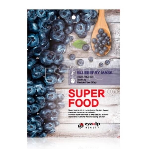 Eyenlip Super Food Blueberry Mask - Маска для лица с экстрактом черники, 23 мл