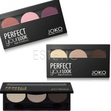 Joko Perfect Your Look Trio Eye Shadows - Тіні для повік трикольорові, 5 г