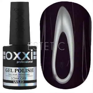 Гель-лак OXXI Professional №345 (темно-фиолетовый, эмаль), 10 мл