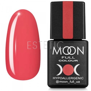 Гель-лак MOON FULL Color Gel Polish №113 (лососевый, эмаль), 8 мл