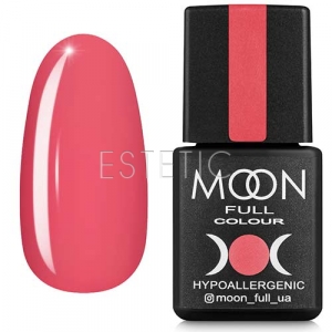 Гель-лак MOON FULL Color Gel Polish №114 (лососево-розовый, эмаль), 8 мл