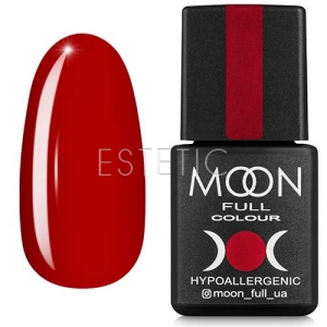 Гель-лак MOON FULL Color Gel Polish №139 (темно-червоний, емаль), 8 мл