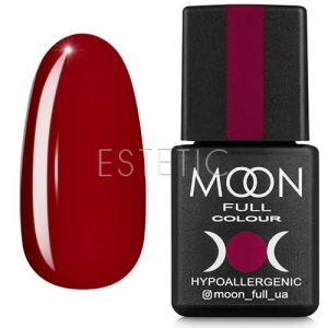 Гель-лак MOON FULL Color Gel Polish №143 (вишневий, емаль), 8 мл
