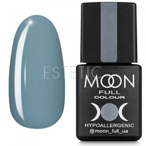 Гель-лак MOON FULL Color Gel Polish №150 (світло-сірий з блакитним відтінком, емаль), 8 мл