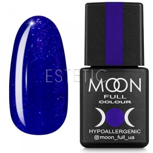 Гель-лак MOON FULL Color Gel Polish №173 (ультрамариновий, мікроблиск), 8 мл