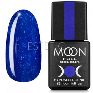 Гель-лак MOON FULL Color Gel Polish №180 (блискучий кобальт, мікроблиск), 8 мл