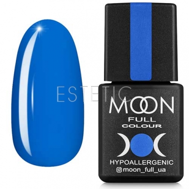 Гель-лак MOON FULL Color Gel Polish №182 (блакитний, емаль), 8 мл