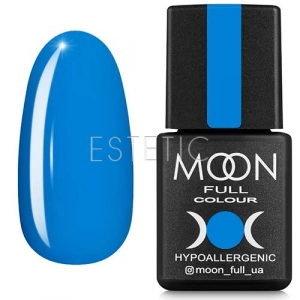 Гель-лак MOON FULL Color Gel Polish №183 (яскраво-блакитний, емаль), 8 мл