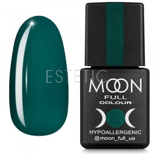 Гель-лак MOON FULL Color Gel Polish №185 (яскраво-зелений, емаль), 8 мл