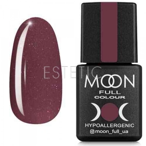 Гель-лак MOON FULL Color Gel Polish №194 (пурпурний, мікроблиск), 8 мл