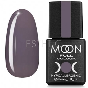 Гель-лак MOON FULL Color Gel Polish №195 (темный пепел, эмаль), 8 мл