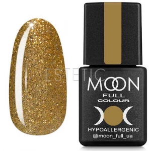 Гель-лак MOON FULL Color Gel Polish №326 (золотой шиммерный), 8 мл