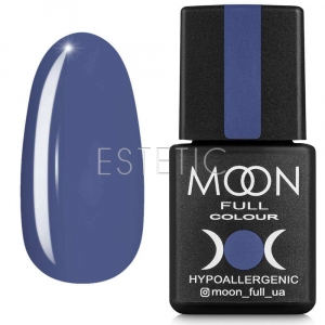 Гель-лак MOON FULL color Gel polish №652 (сиренево-синий, эмаль), 8 мл