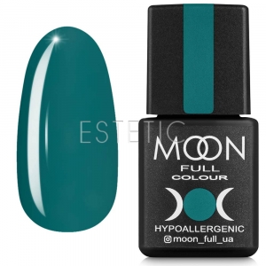 Гель-лак MOON FULL color Gel polish №658 (темно-бирюзовый, эмаль), 8 мл