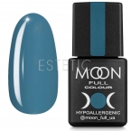 Гель-лак MOON FULL color Gel polish №660 (блакитно-синій, емаль), 8 мл