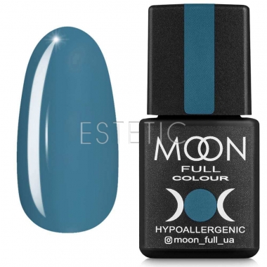 Гель-лак MOON FULL color Gel polish №660 (голубовато-синий, эмаль), 8 мл