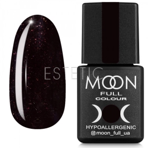 Гель-лак MOON FULL color Gel polish №667 (шоколадно-сливовый с шиммером), 8 мл