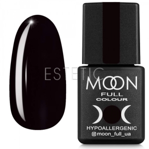 Гель-лак MOON FULL color Gel polish №671 (темно-чорничний, емаль), 8 мл