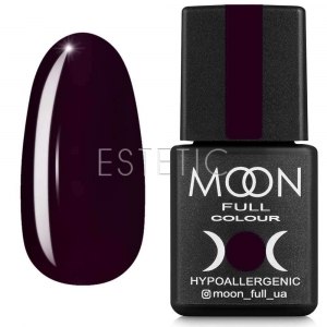 Гель-лак MOON FULL color Gel polish №673 (темно-брусничний, емаль), 8 мл