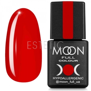 Гель-лак MOON FULL Ferrari №801 (красный, эмаль), 8 мл