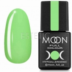 Гель-лак MOON FULL Neon color Gel polish №701 (світло-салатовий, неон), 8 мл