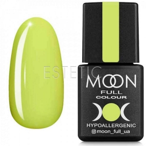 Гель-лак MOON FULL Neon color Gel polish №703 (лаймовый, неон), 8 мл
