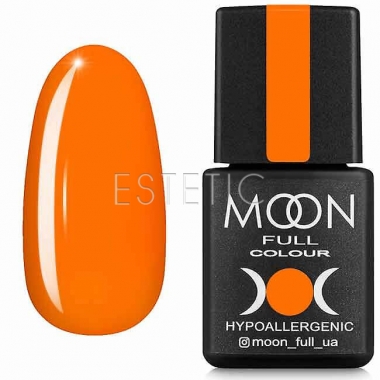 Гель-лак MOON FULL Neon color Gel polish №704 (оранжевый, неон), 8 мл