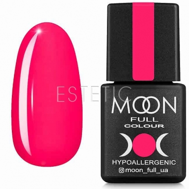 Гель-лак MOON FULL Neon color Gel polish №709 (розовый насыщенный, неон), 8 мл