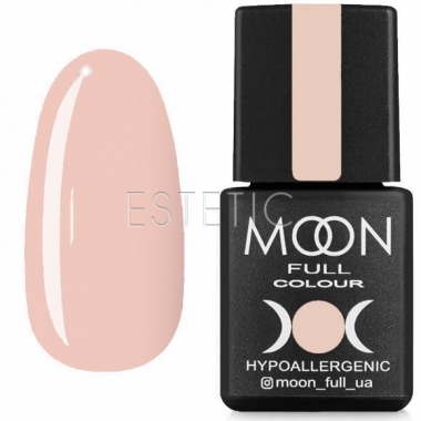 Гель-лак MOON FULL color Gel polish №601 (бежево-рожевий ніжний, емаль), 8 мл
