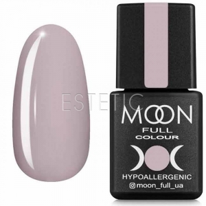 Гель-лак MOON FULL color Gel polish №602 (бежево-бузковий ніжний, емаль), 8 мл