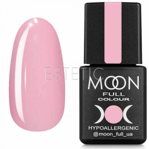 Гель-лак MOON FULL color Gel polish №605 (нежно-розовый, эмаль), 8 мл