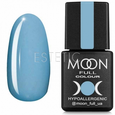 Гель-лак MOON FULL color Gel polish №630 (ніжно-блакитний, емаль), 8 мл