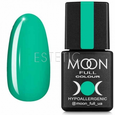 Гель-лак MOON FULL color Gel polish №634 (смарагдовий світлий, емаль), 8 мл