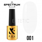 Гель-лак F.O.X Spectrum Gel Vinyl № 001 Pray (белый, эмаль), 7 мл