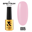 Гель-лак F.O.X Spectrum Gel Vinyl № 005 Inspiration (нежно-розовый, эмаль), 7 мл