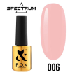 Гель-лак F.O.X Spectrum Gel Vinyl № 006 Skin (бежево-розовый, эмаль), 7 мл