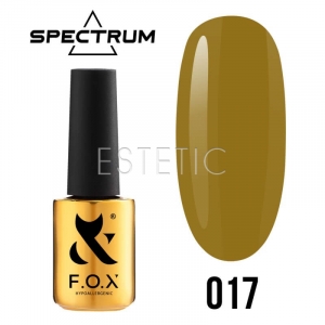 Гель-лак F.O.X Spectrum Gel Vinyl № 017 Collapse (ольха эмаль), 7 мл