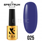 Гель-лак F.O.X Spectrum Gel Vinyl № 025 Atlant (фиолетовый, эмаль), 7 мл