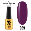 Гель-лак F.O.X Spectrum Gel Vinyl № 029 Sharm (фиолетовый, эмаль), 7 мл