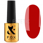 Гель-лак F.O.X Pigment №062 (червоний, емаль), 7 мл