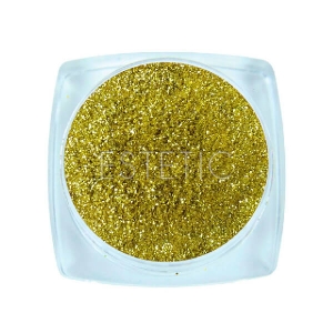 Komilfo Блестки 109, размер 0,08 мм (светлое золото), 2,5 г