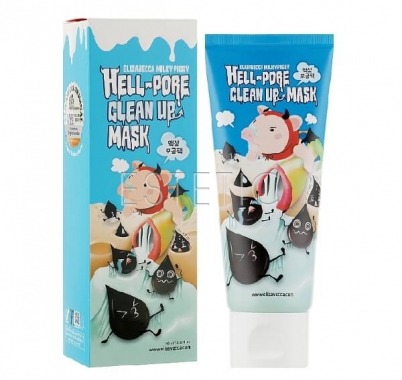 Elizavecca Face Care Hell-Pore Clean Up Mask - Маска-пленка для очищения пор, 100 мл